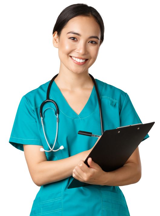 Tenaga medis menggunakan SiKlinik